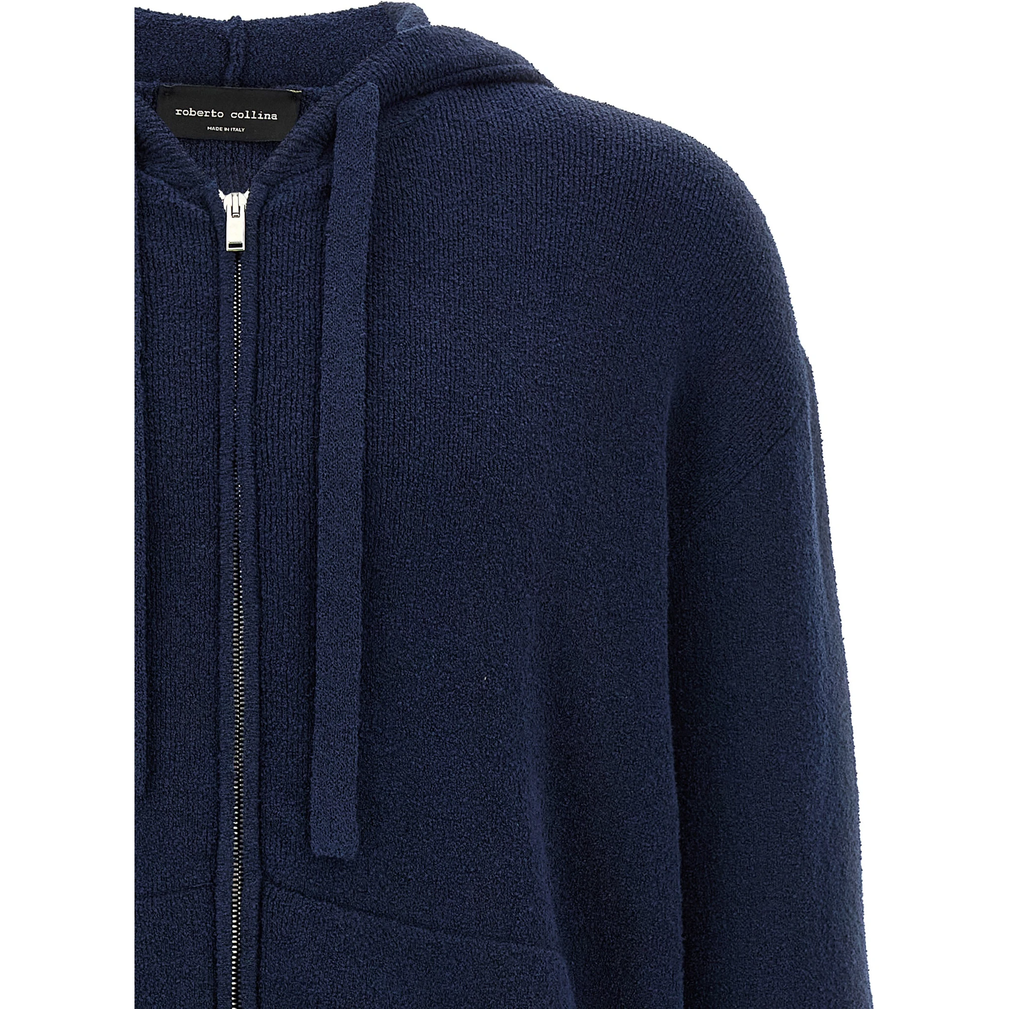 Blue Cotton Sweatshirt