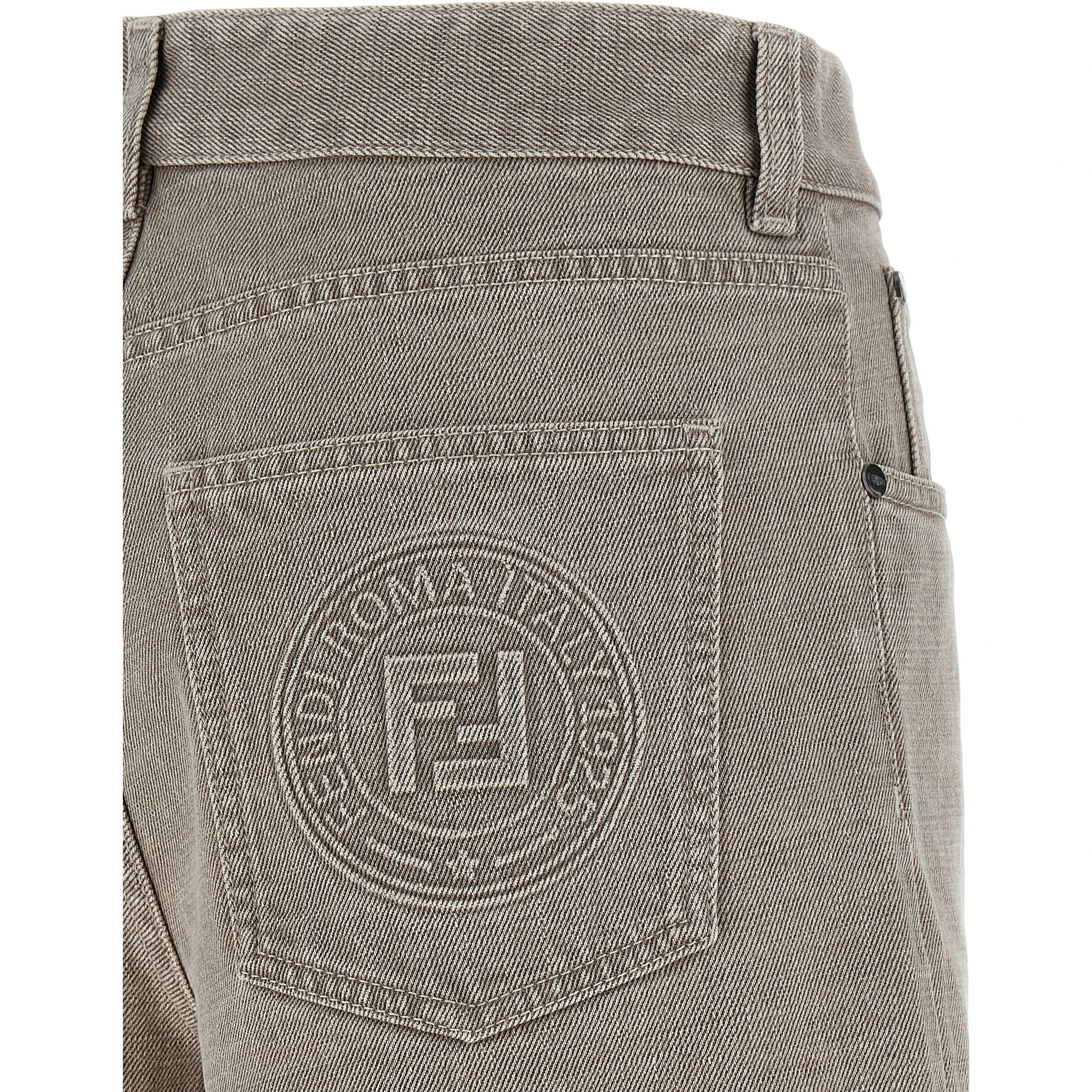 Beige Cotton Bermuda Shorts