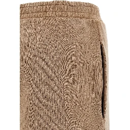 Brown Cotton Bermuda Shorts