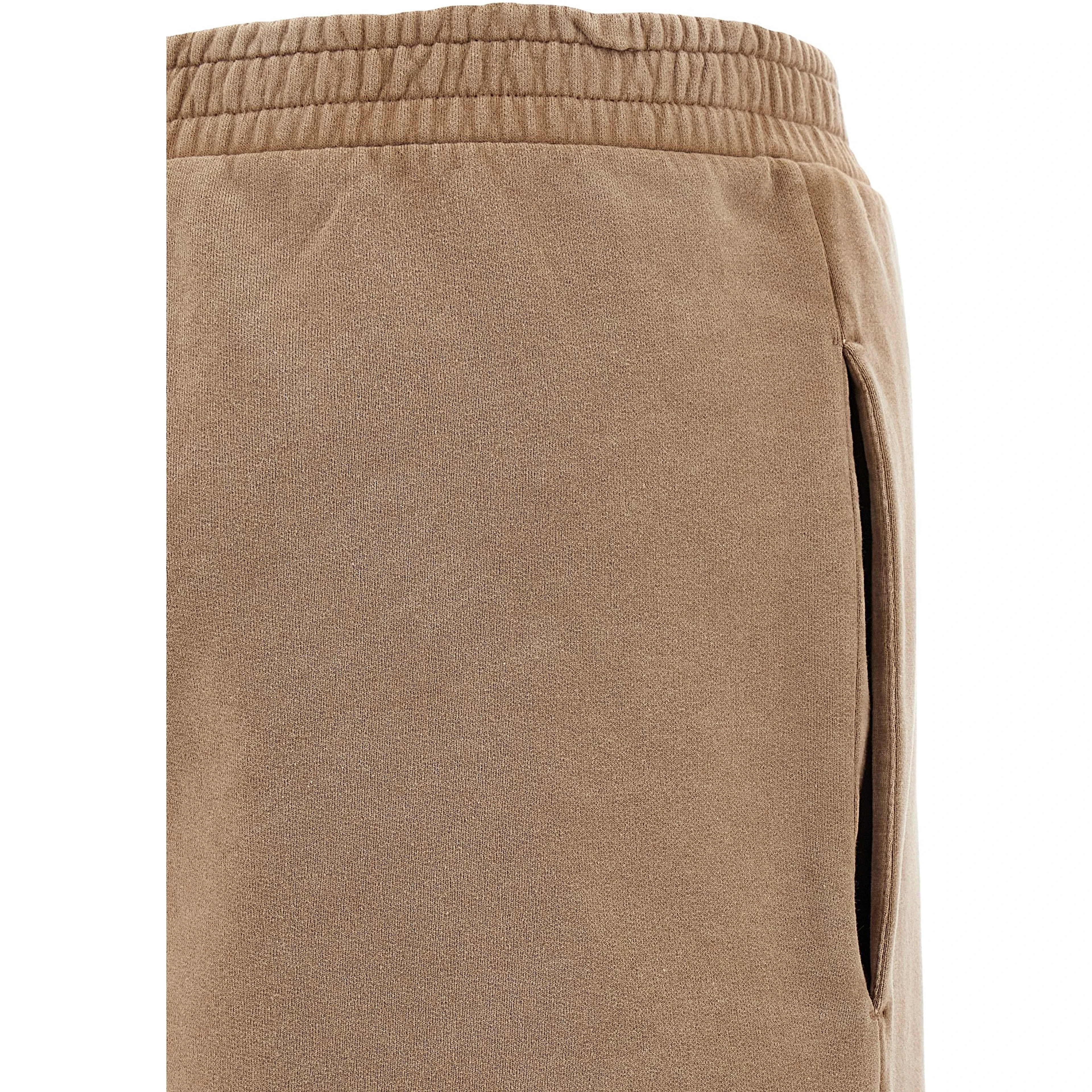 Brown Cotton Bermuda Shorts