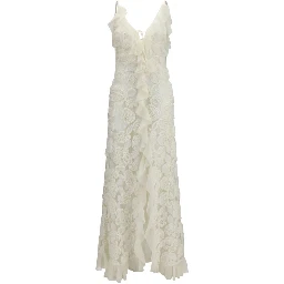 Beige Polyester Cocktail Dress