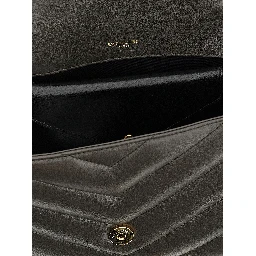 Brown Lamb Leather Shoulder Bag