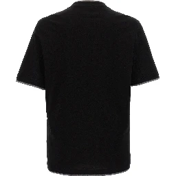 Black Cotton T-Shirt