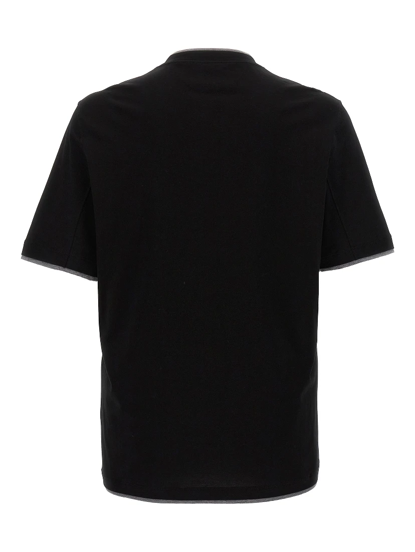 Black Cotton T-Shirt