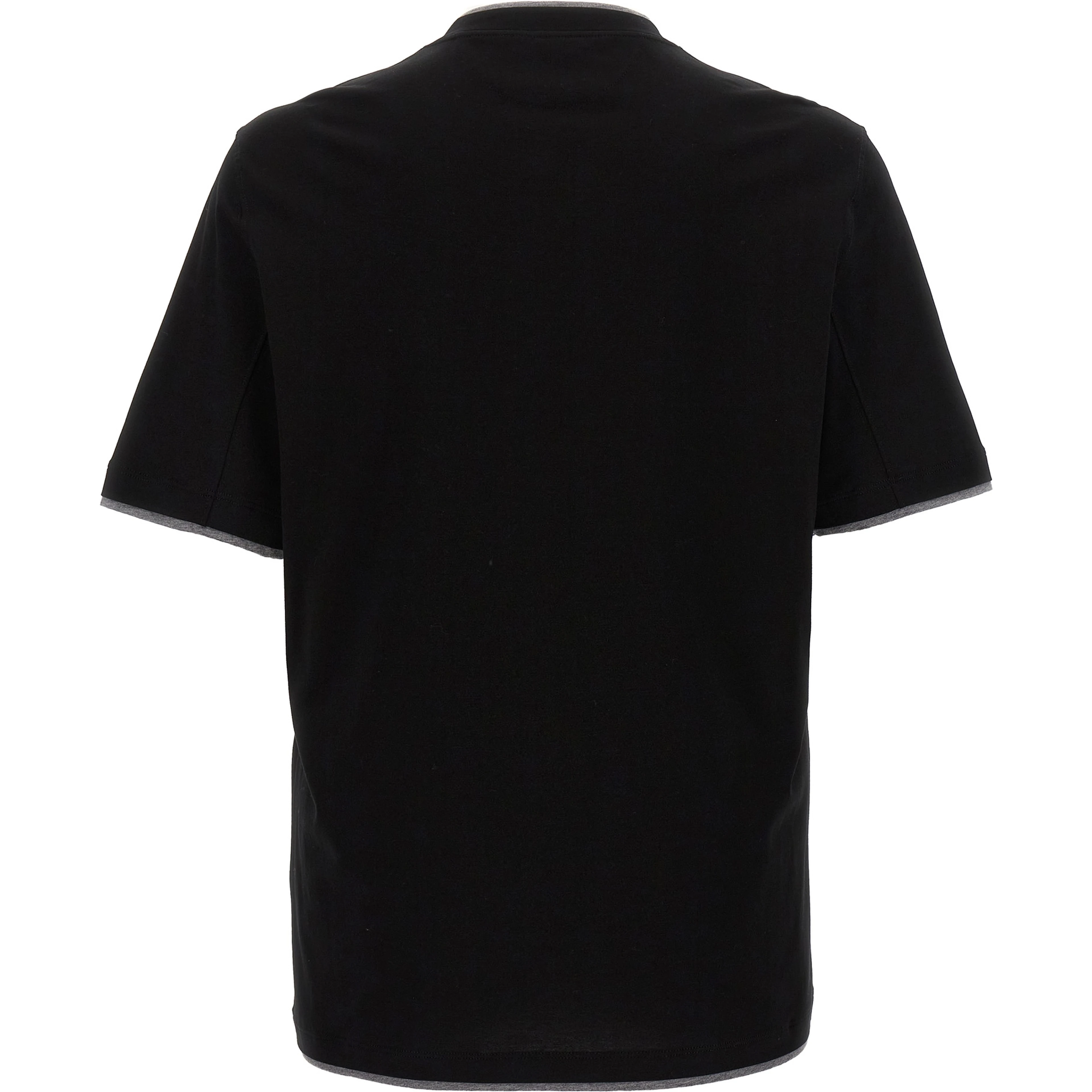 Black Cotton T-Shirt