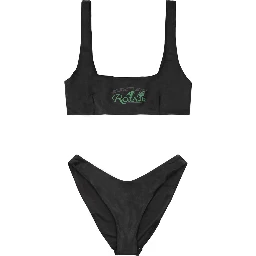 Black Polyester Bikini