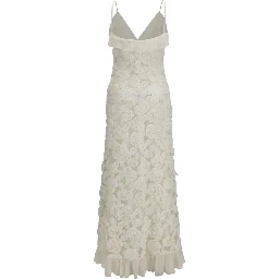 Beige Polyester Cocktail Dress