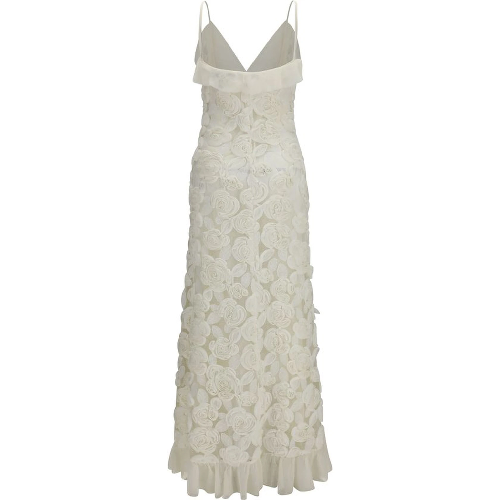 Beige Polyester Cocktail Dress