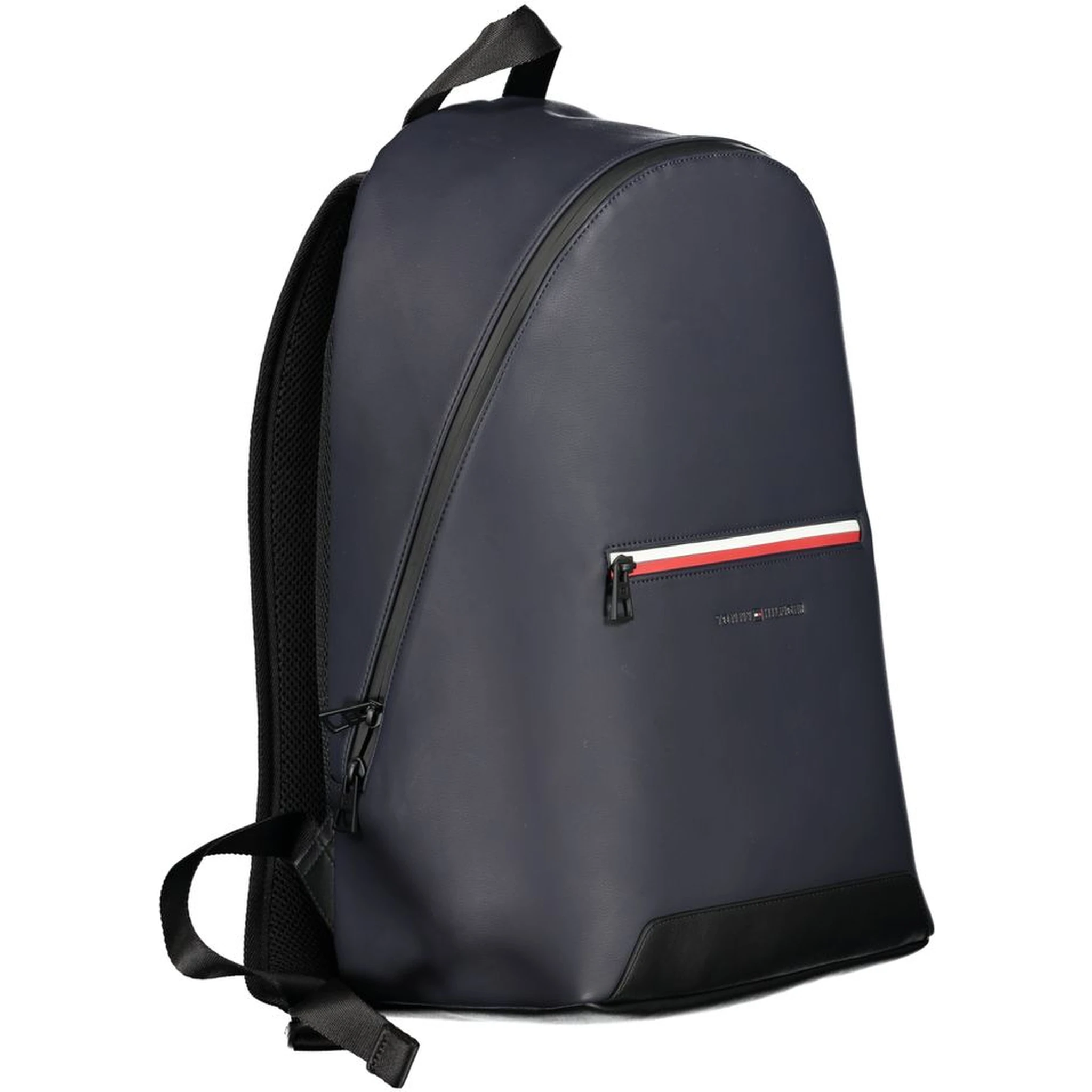 Blue Polyurethane Men's Backpack with Adjustable Straps
