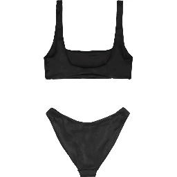 Black Polyester Bikini