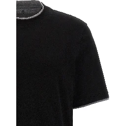 Black Cotton T-Shirt