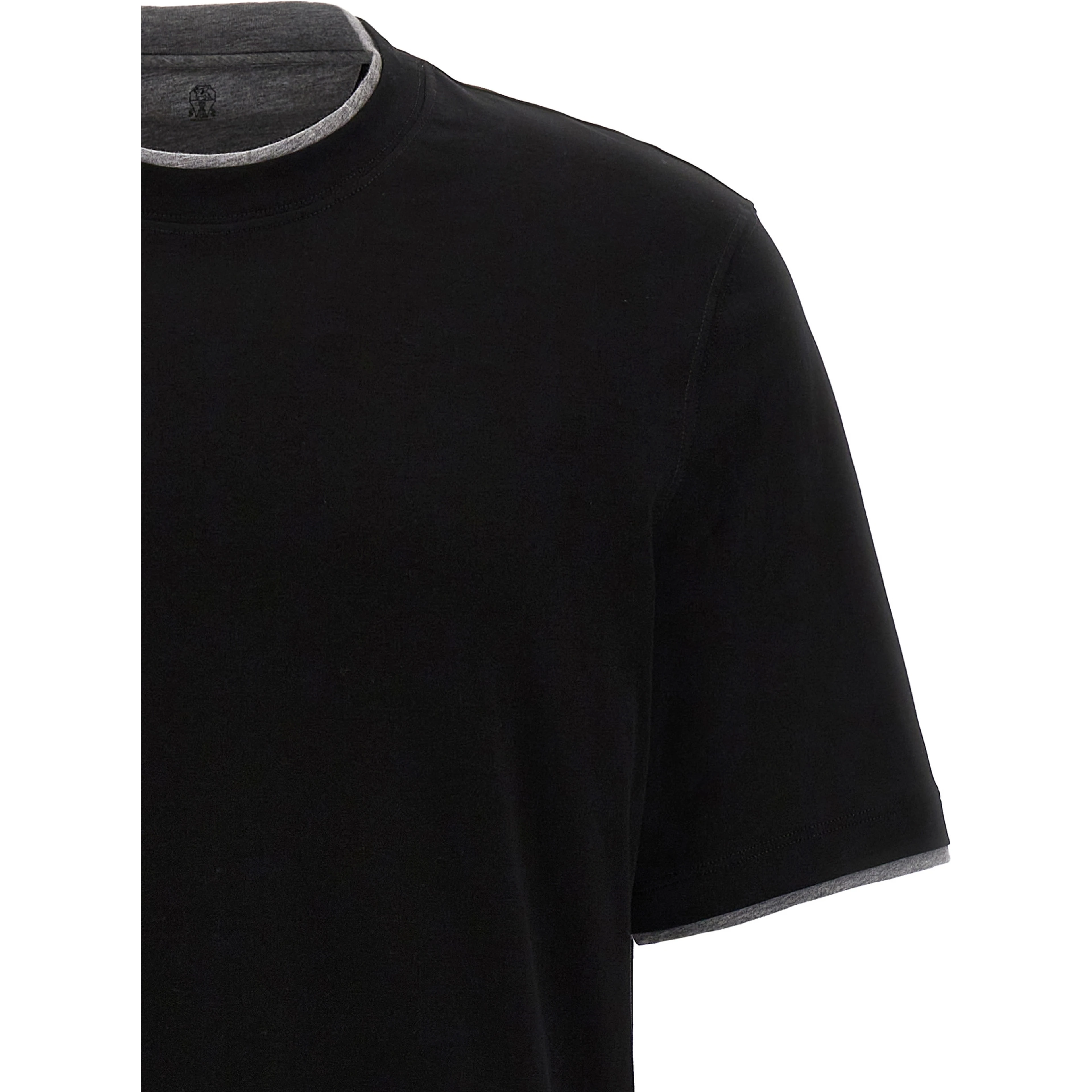 Black Cotton T-Shirt