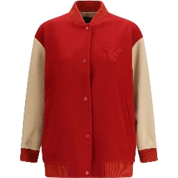 Multicolor Wool Oves Aries Bomber