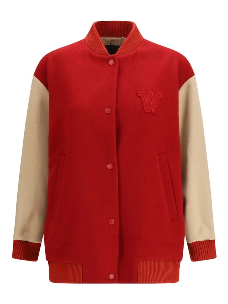 Multicolor Wool Oves Aries Bomber