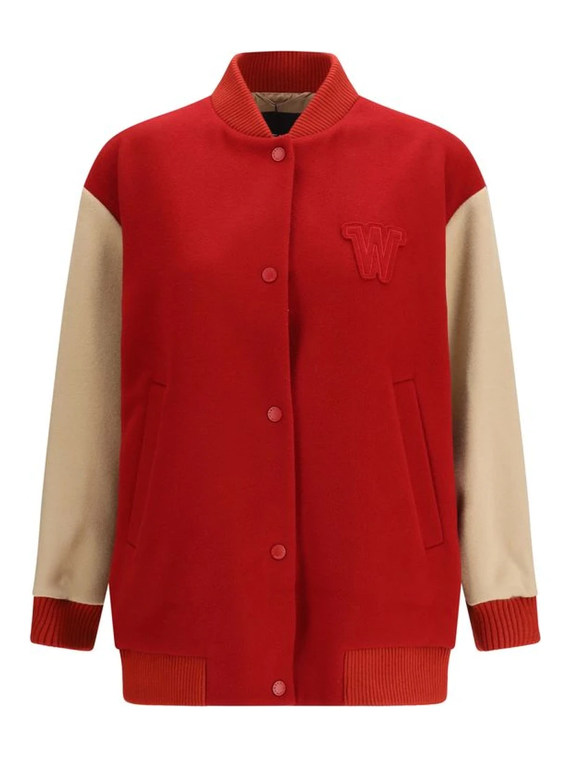 Multicolor Wool Oves Aries Bomber