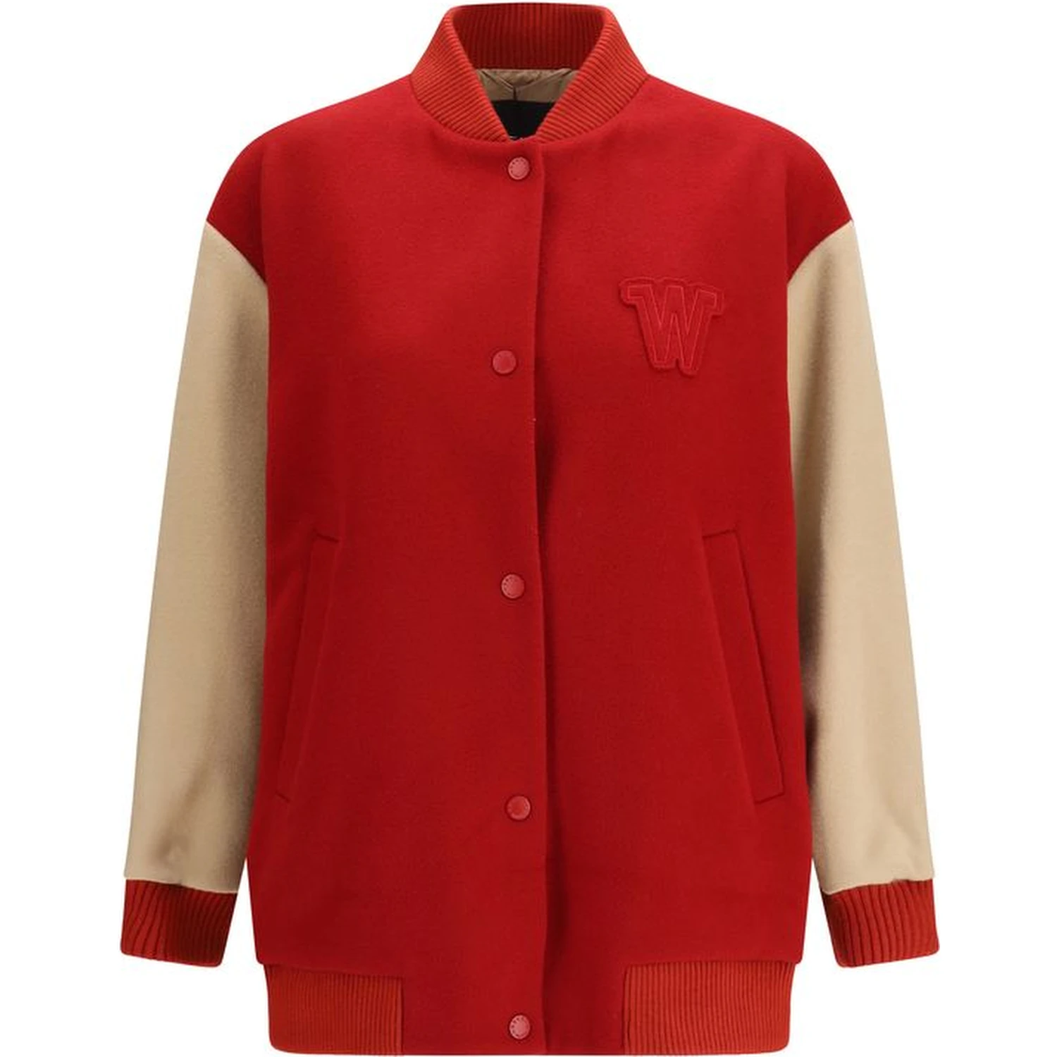 Multicolor Wool Oves Aries Bomber