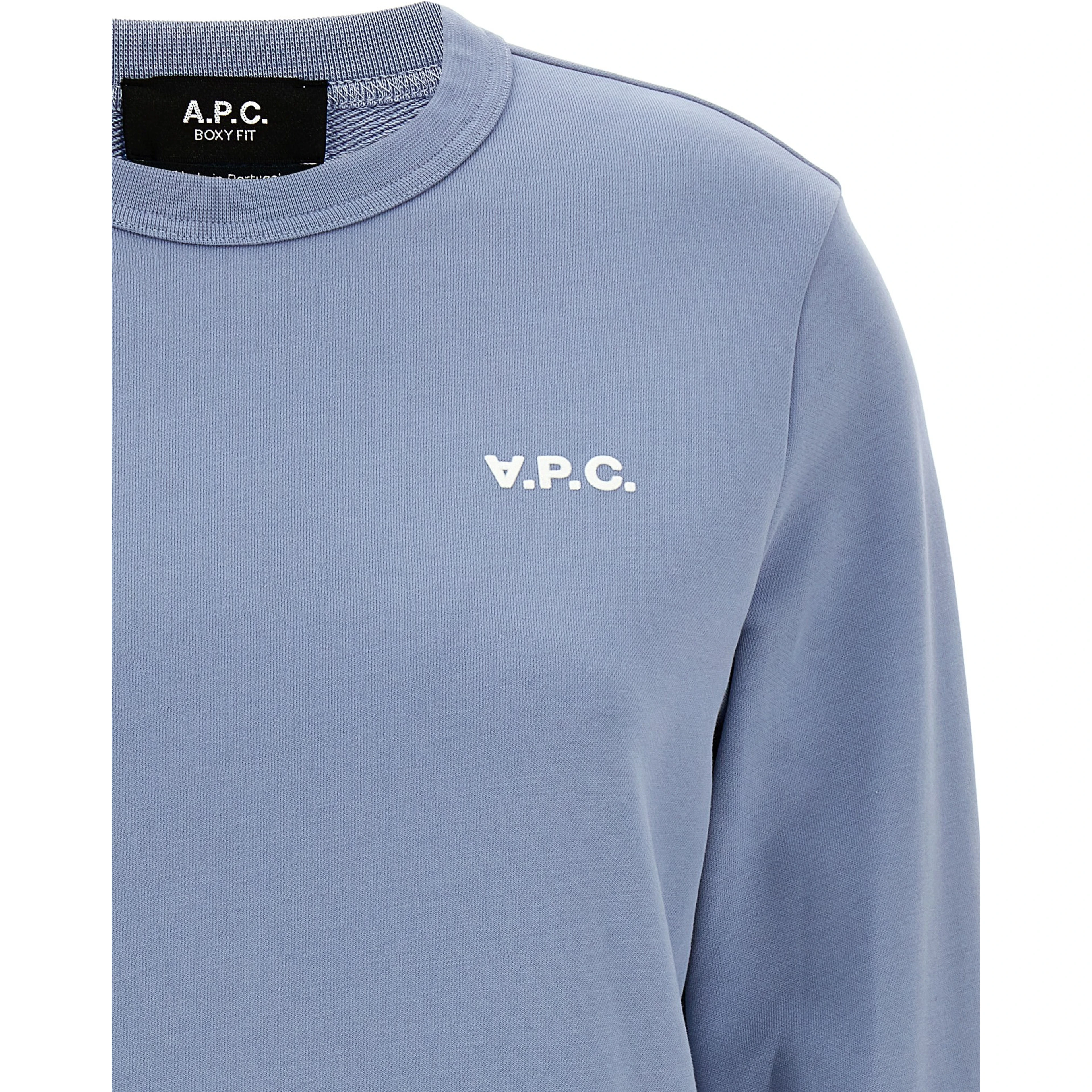 Blue Cotton Sweatshirt