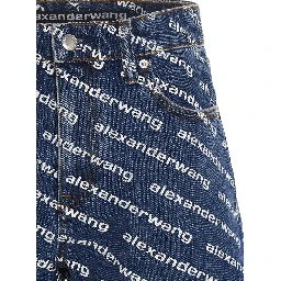 Blue Cotton Bermuda Shorts