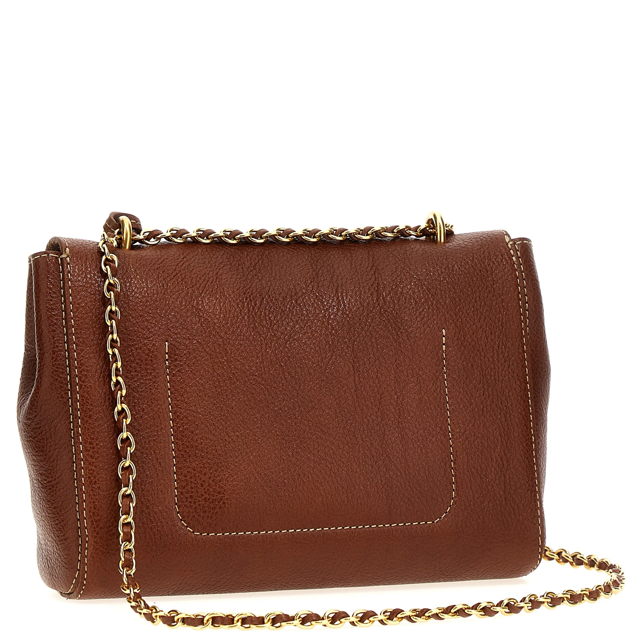 Brown Bovine Leather Crossbody Bag
