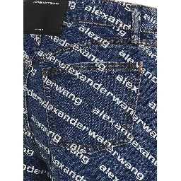Blue Cotton Bermuda Shorts