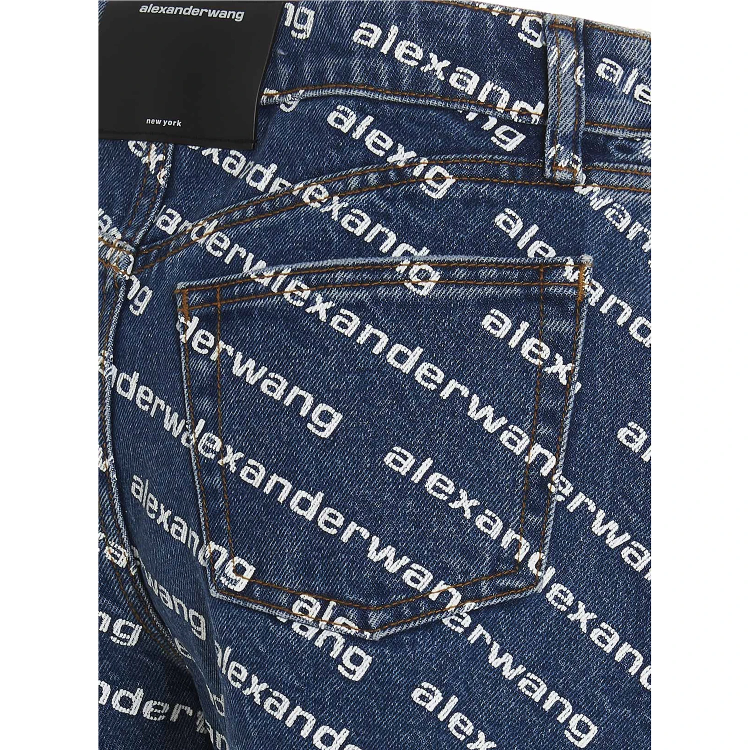 Blue Cotton Bermuda Shorts