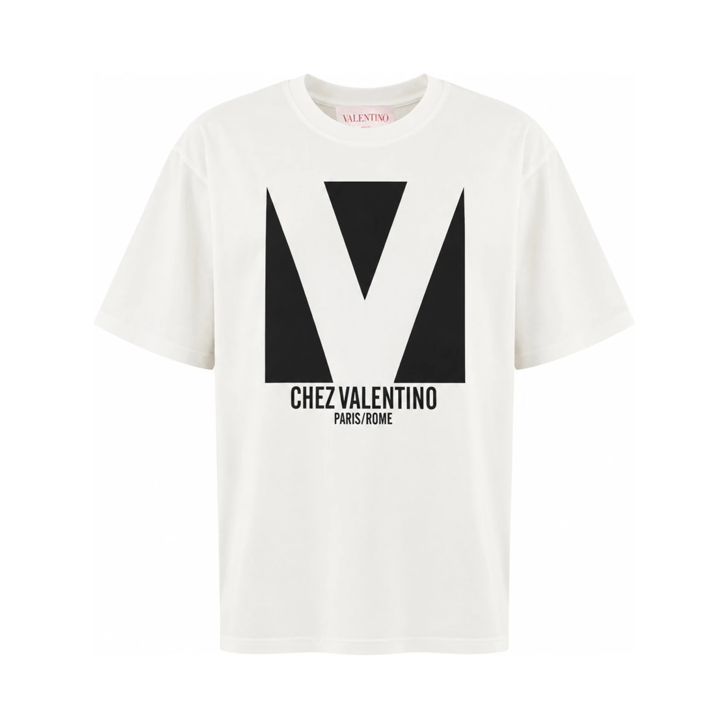 "CHEZ VALENTINO" PRINT T-SHIRT
