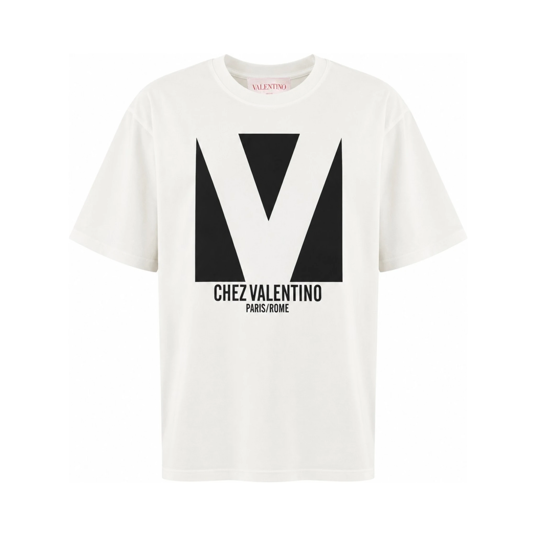 "CHEZ VALENTINO" PRINT T-SHIRT