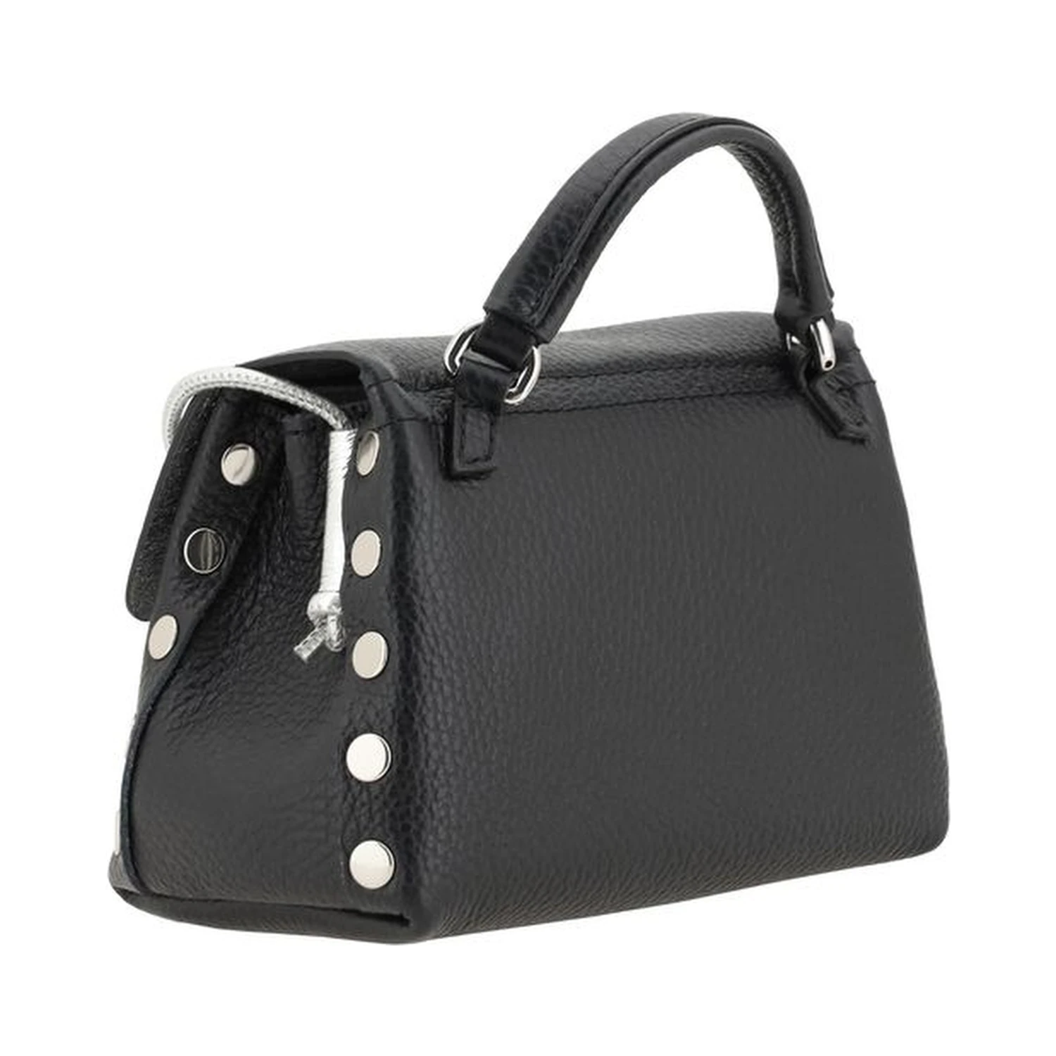 Black Calf Leather Bos Taurus Shoulder Bag