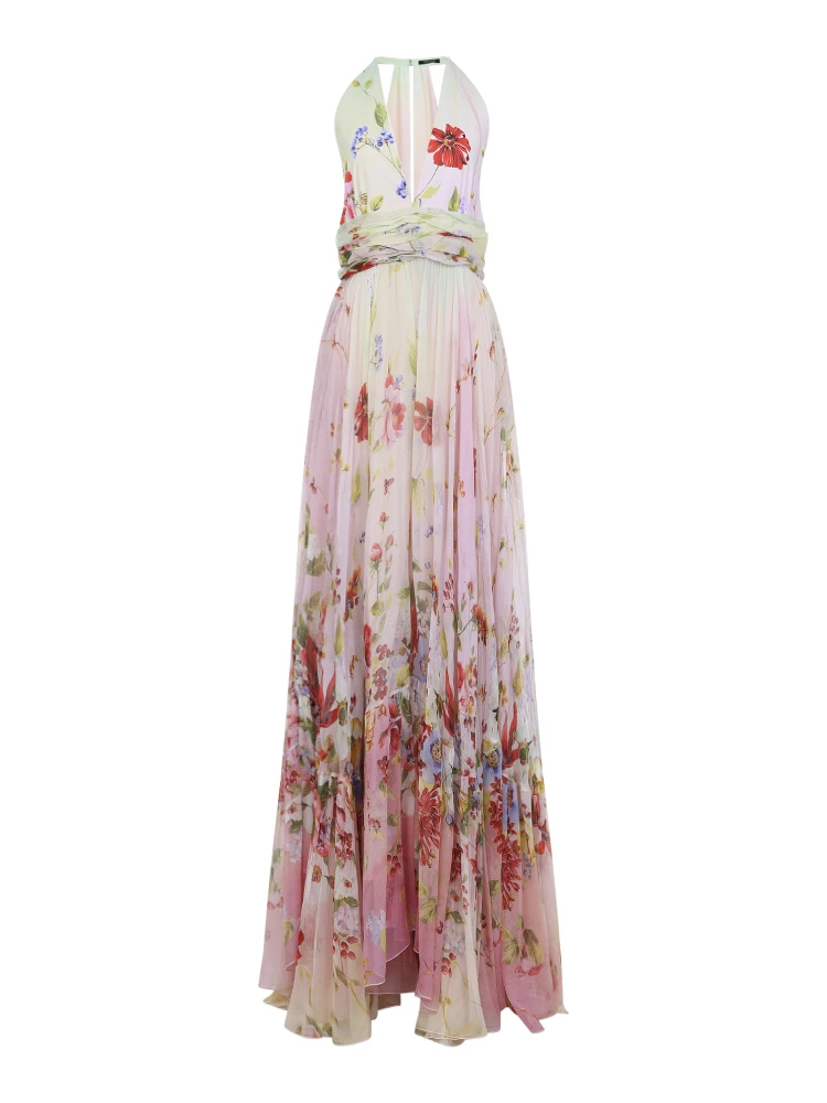 Roberto Cavalli Miami Flowers Long Dress alternative