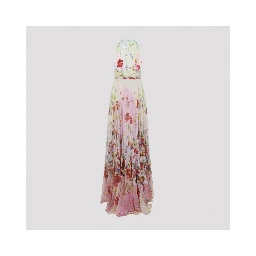 Roberto Cavalli Miami Flowers Long Dress