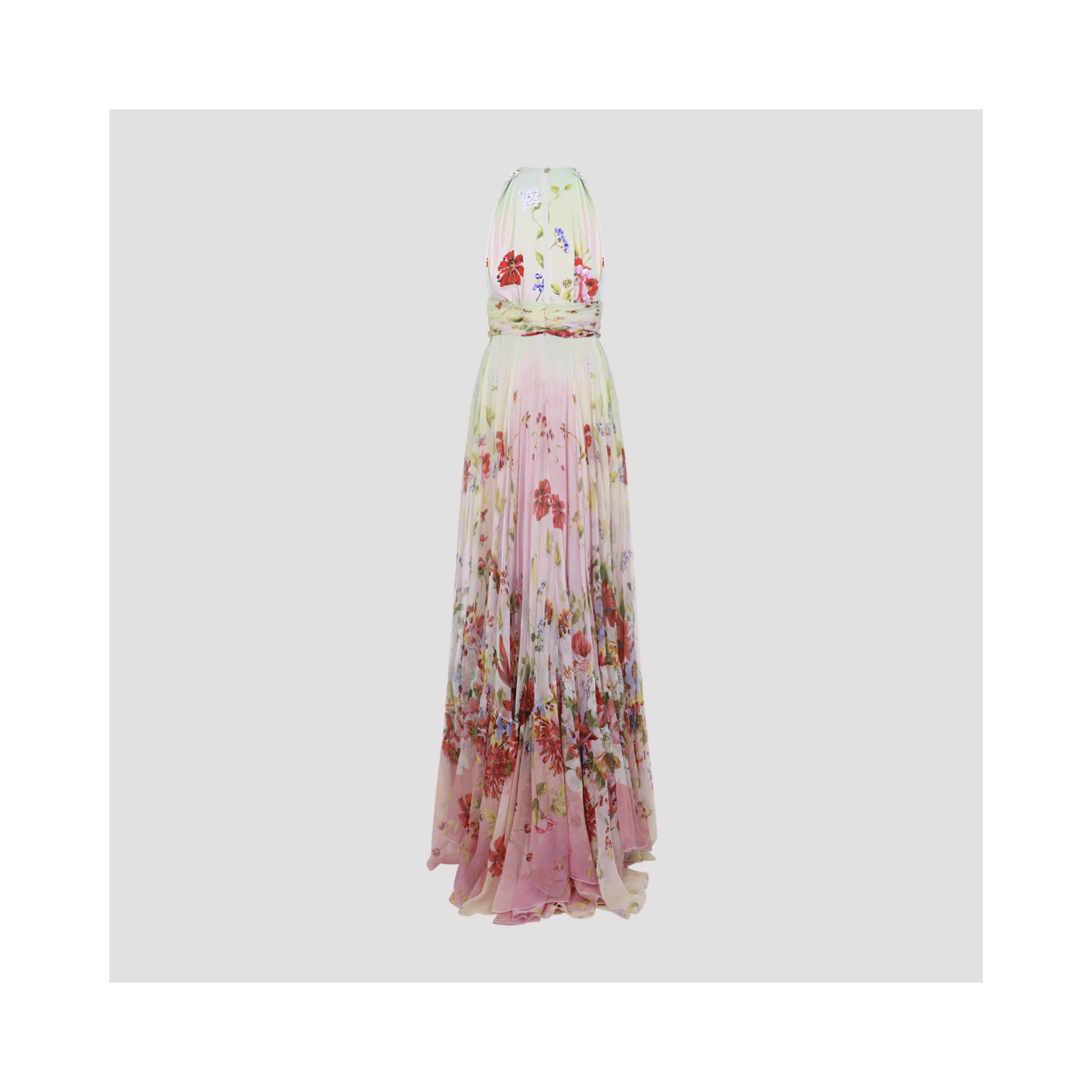 Roberto Cavalli Miami Flowers Long Dress