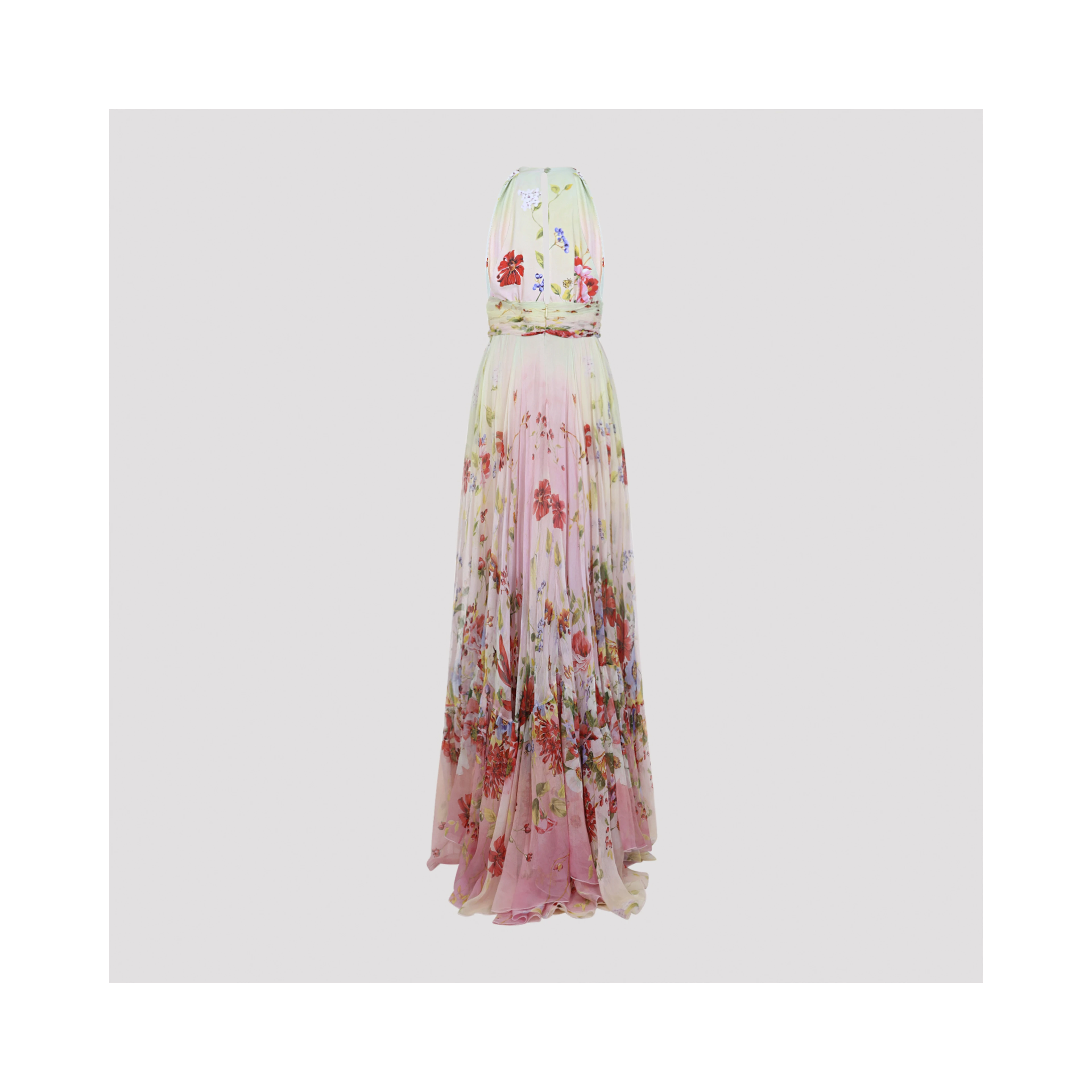 Roberto Cavalli Miami Flowers Long Dress