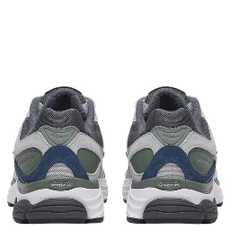 Gray Synthetic Athletic Sneakers