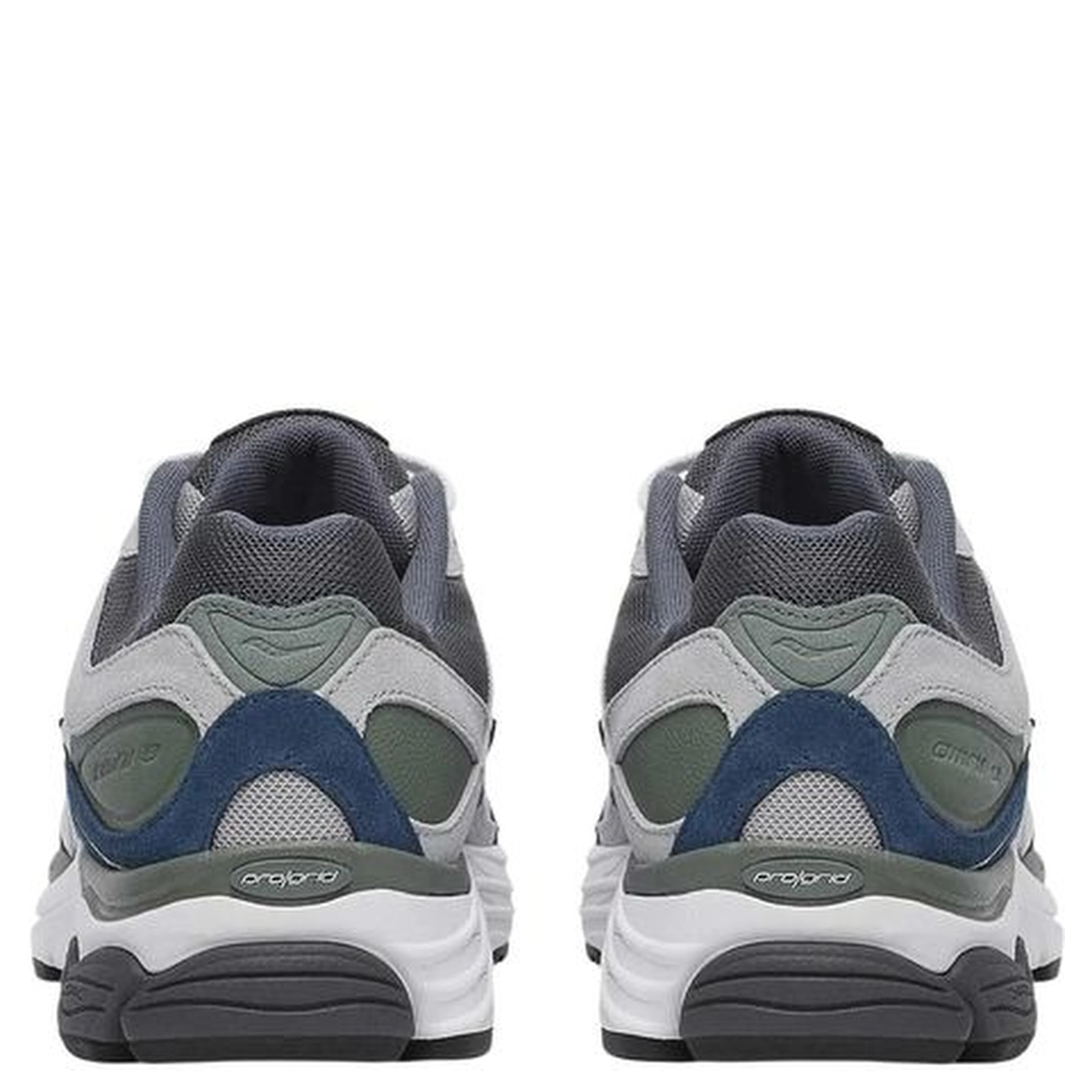 Gray Synthetic Athletic Sneakers