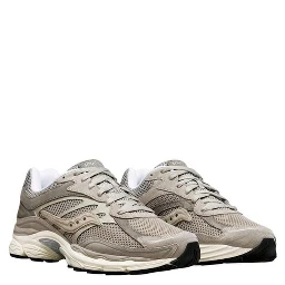 Gray Synthetic Athletic Sneakers