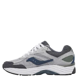 Gray Synthetic Athletic Sneakers