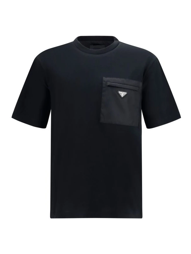 Black Cotton T-Shirt