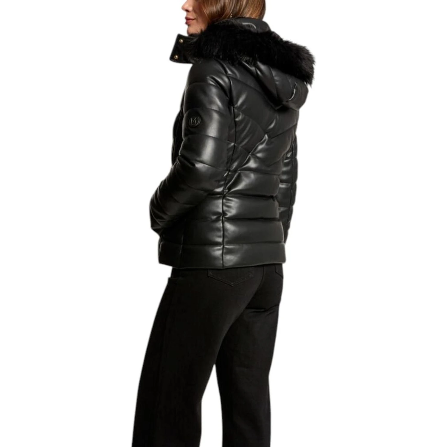Black Polyethylene Full-Length Jacket