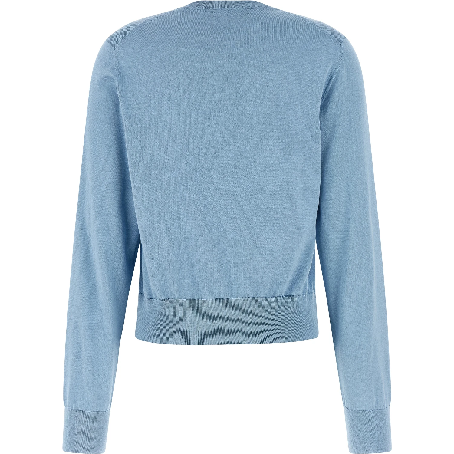 Blue Silk Cardigan