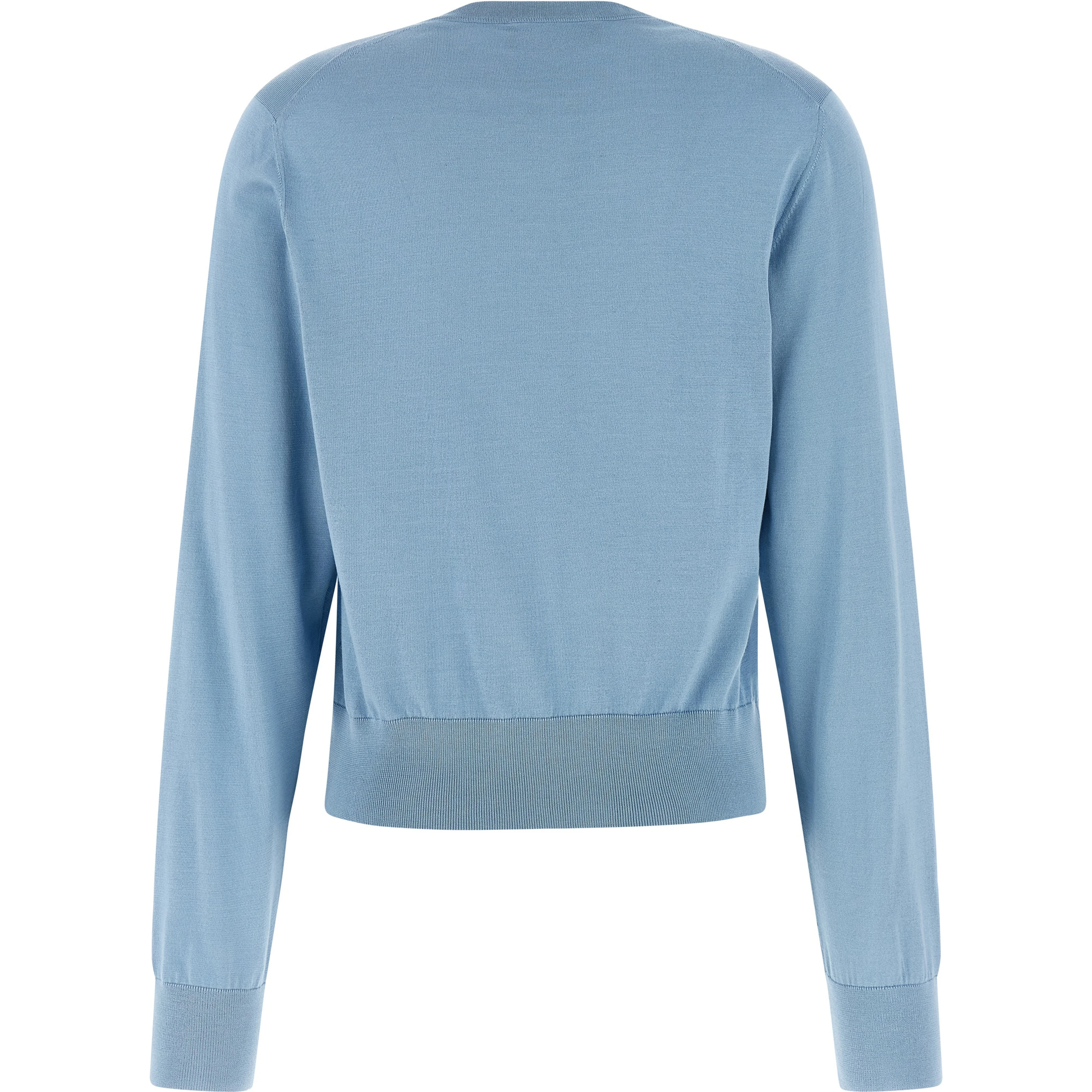 Blue Silk Cardigan