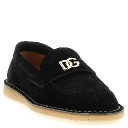 Black Calfskin Slip-On Loafers