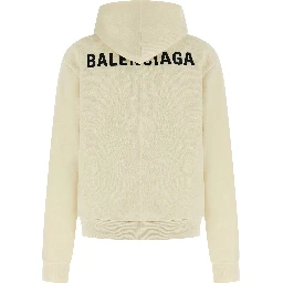 Beige Cotton Sweatshirt