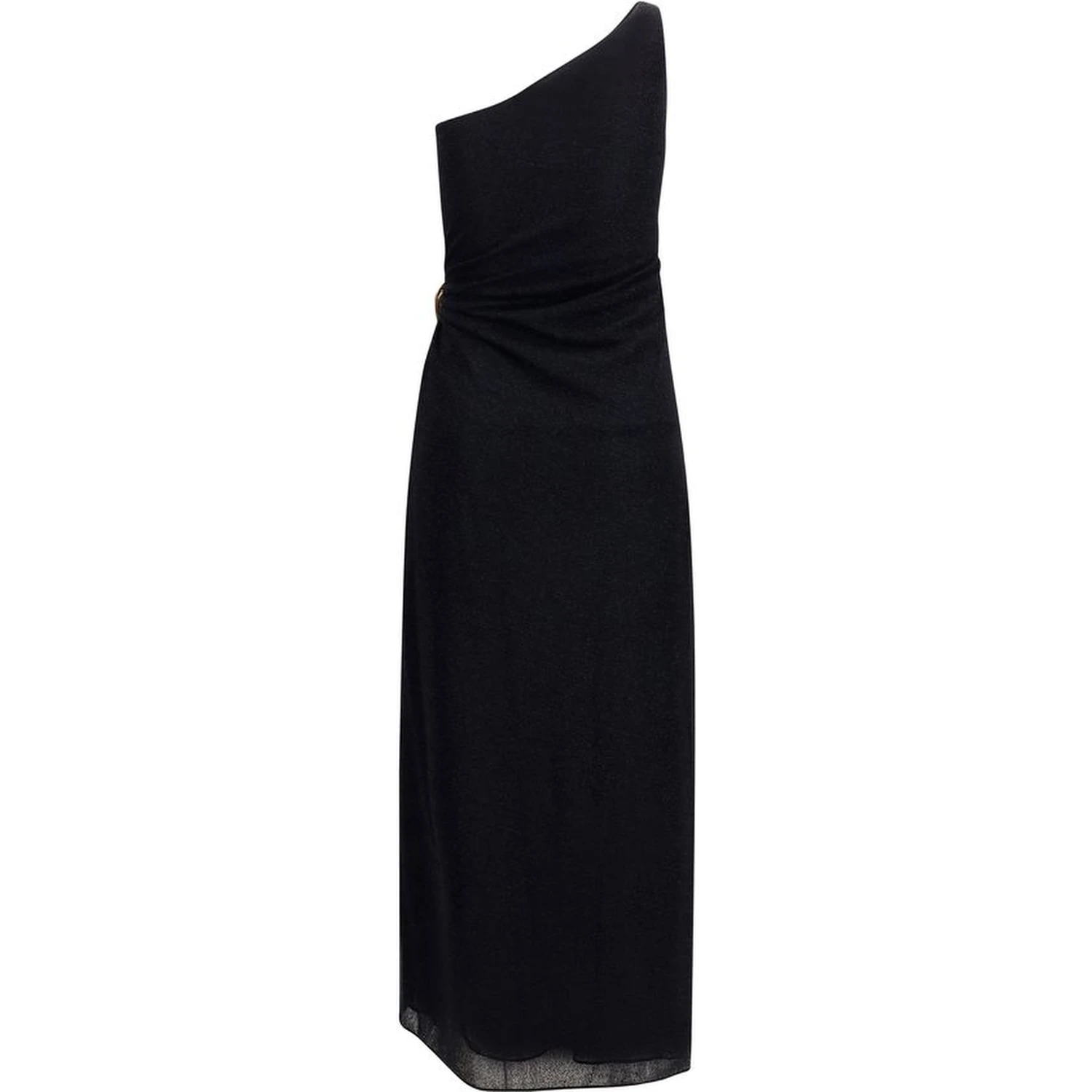Black Polyamide Cocktail Dress