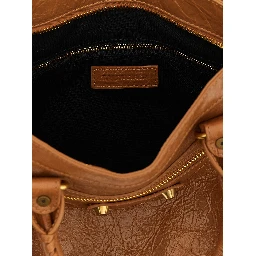 Brown Lamb Leather Handbag