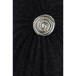 Black Polyamide Cocktail Dress
