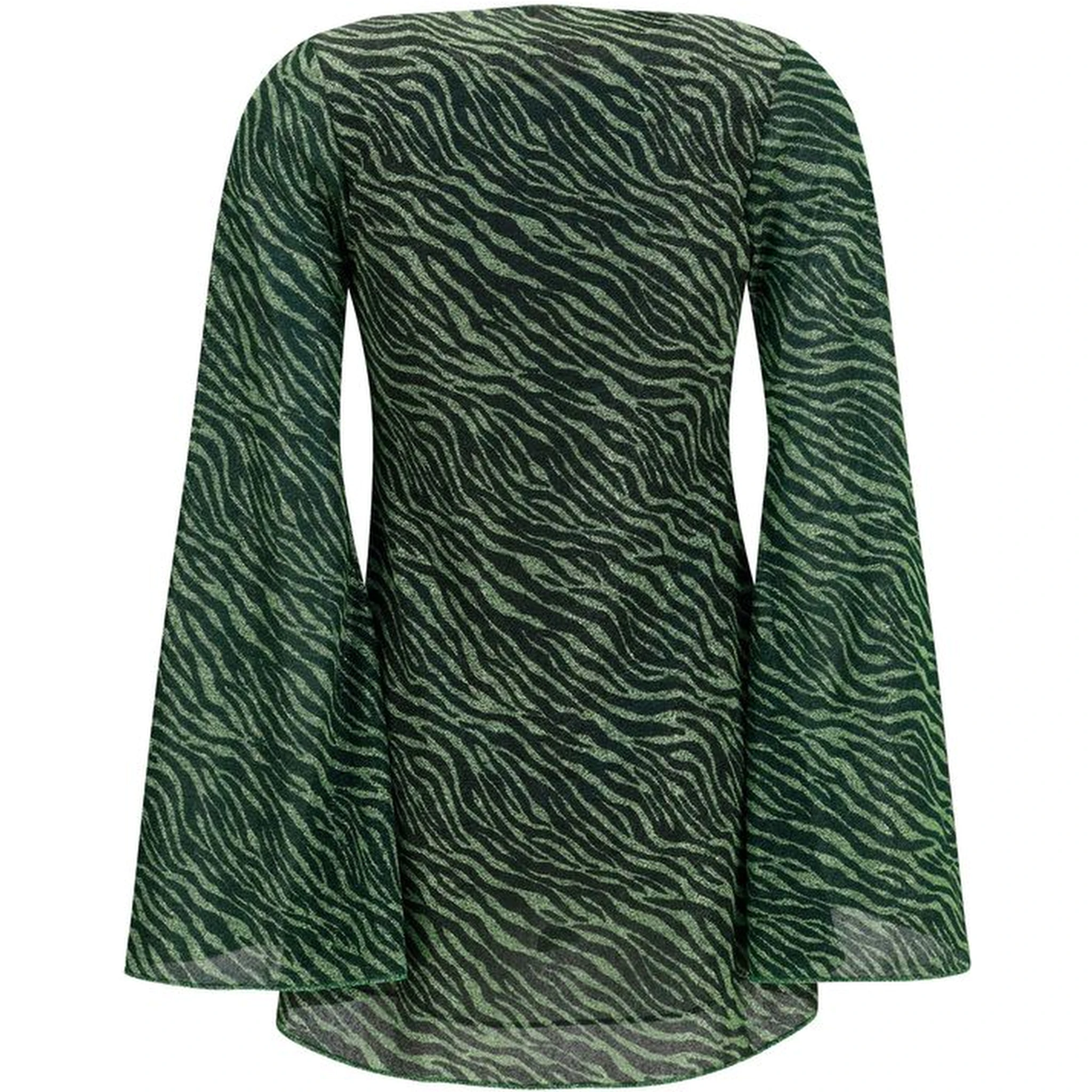 Bicolor Polyamide Casual Dress