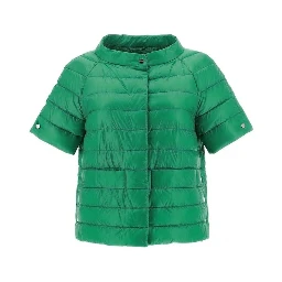 Bicolor Polyamide Full-Length Jacket