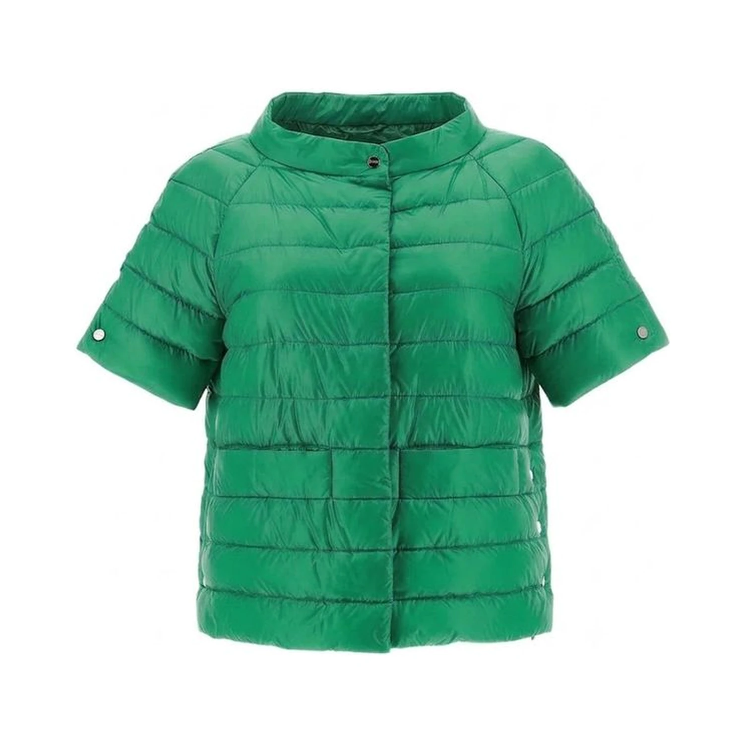 Bicolor Polyamide Full-Length Jacket