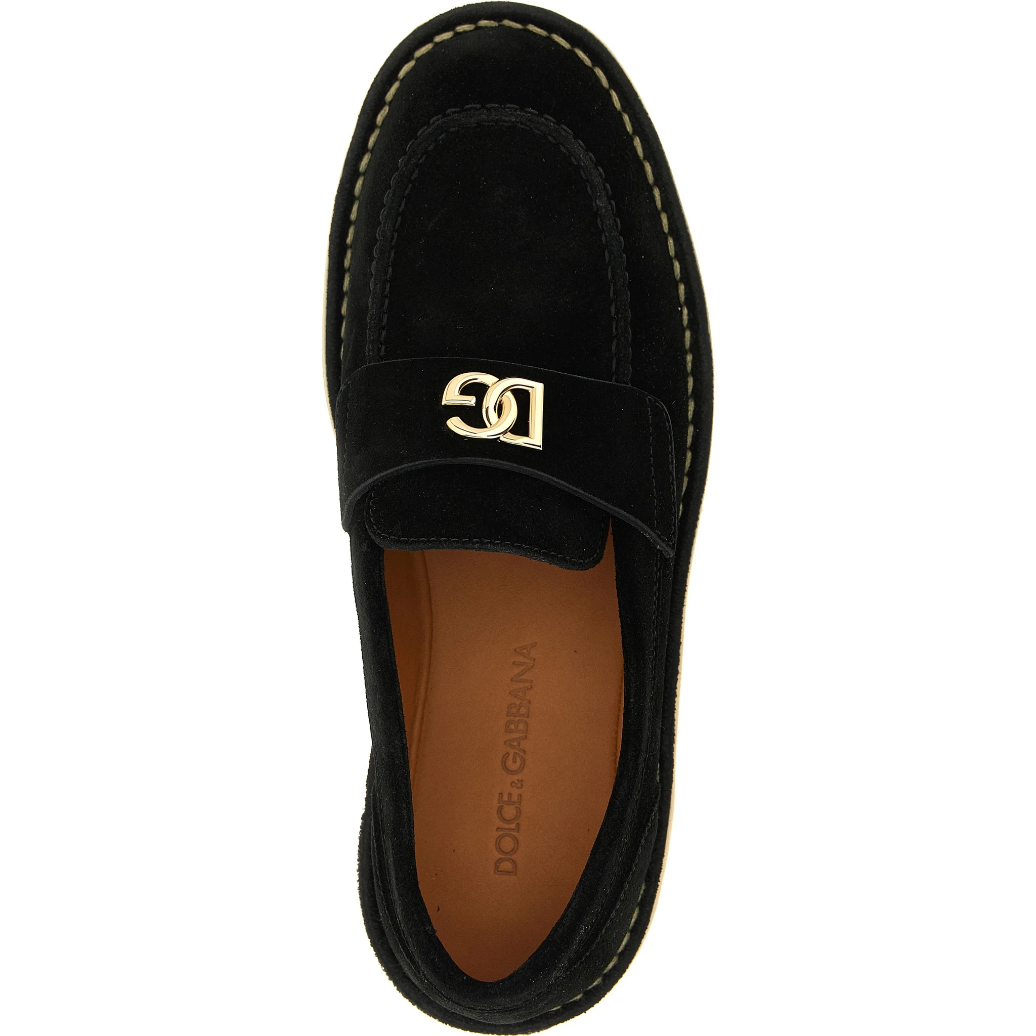 Black Calfskin Slip-On Loafers