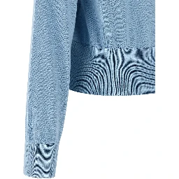 Blue Silk Cardigan